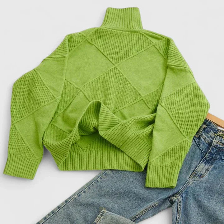 Sofia™ | Blød Strikket Trøje