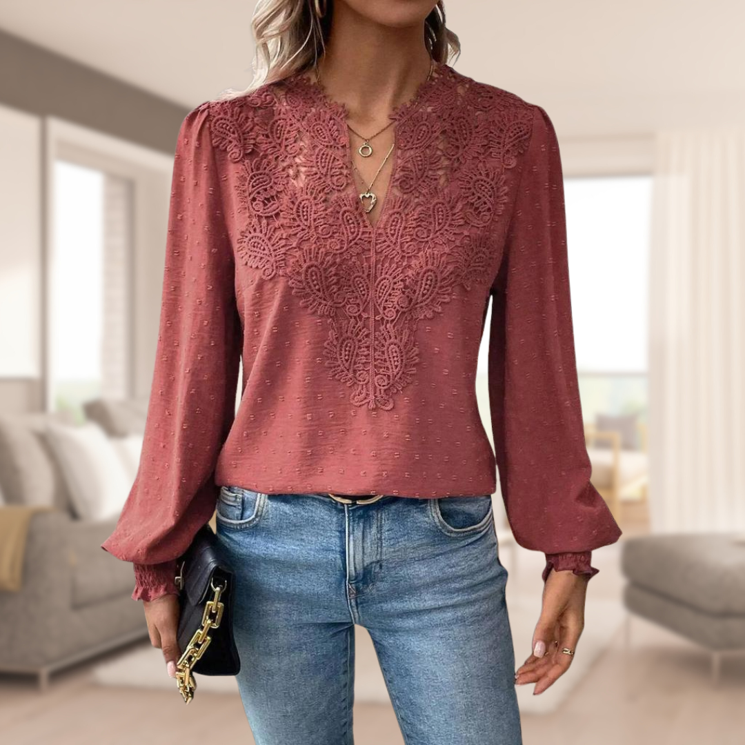 Sofia™ | Elegant damebluse med løse ærmer