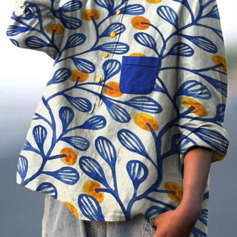 Sofia™ | Stilfuld kunstbluse – føl dig elegant og uimodståelig