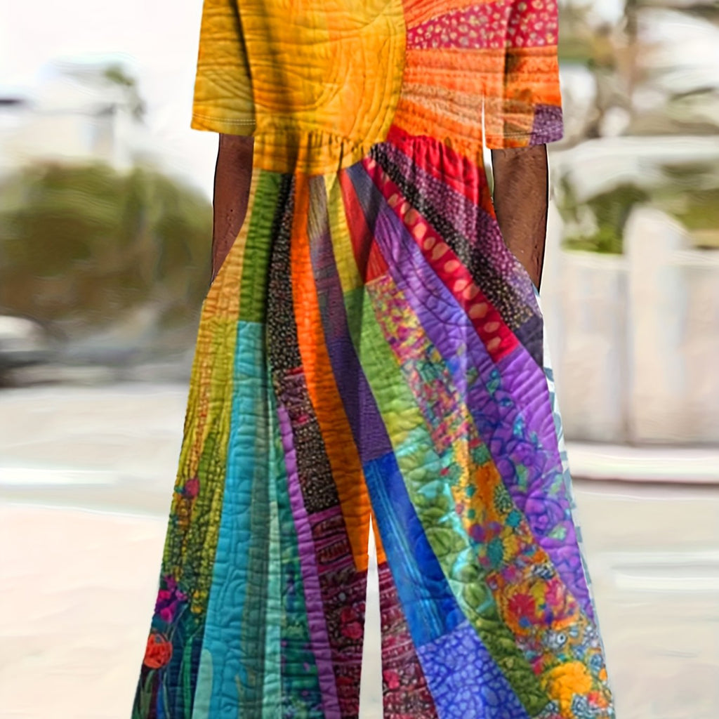 Sofia™ | Farverig Boho Sommerkjole