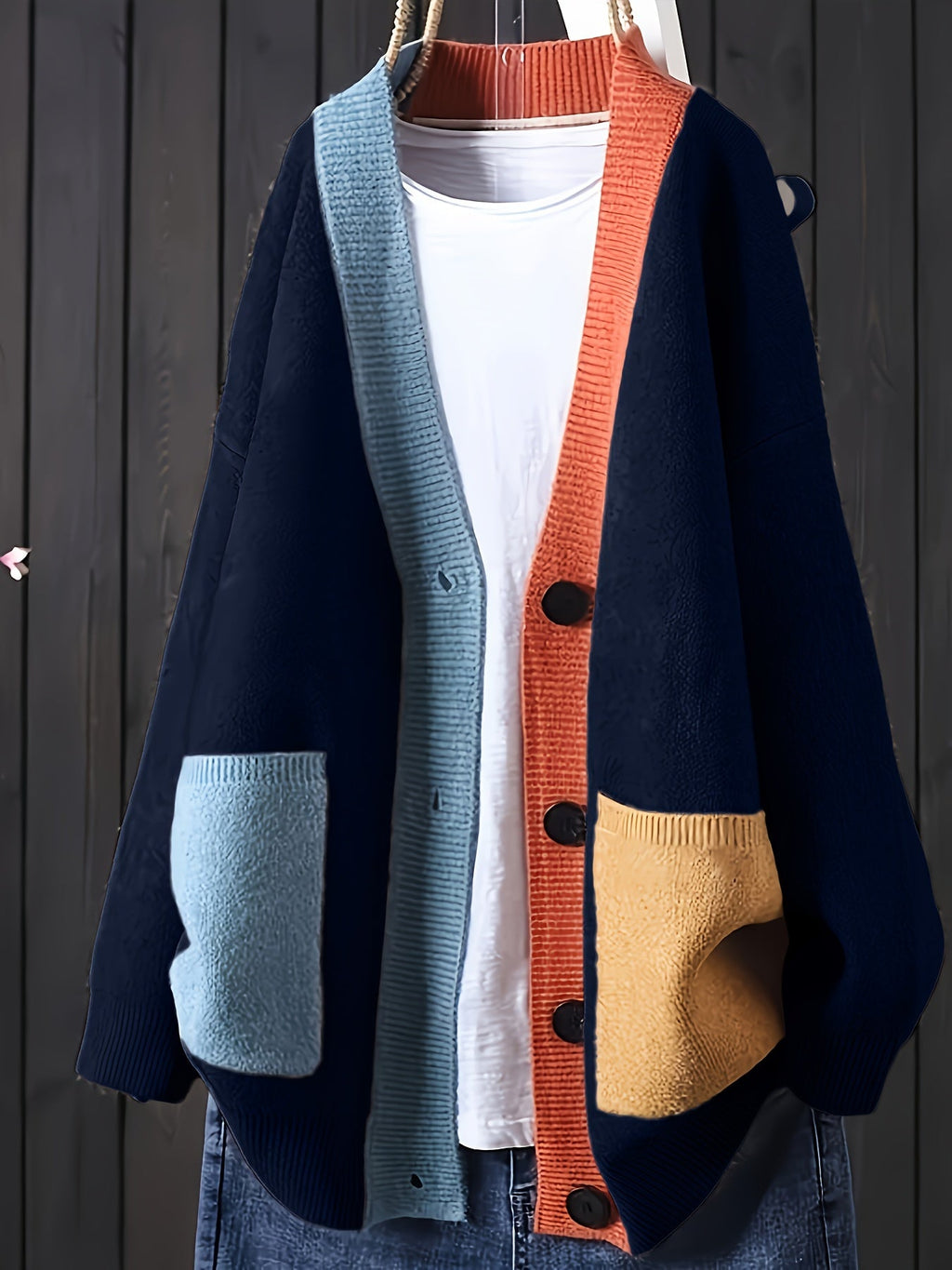 Sofia™ | Afslappet Farverig Cardigan