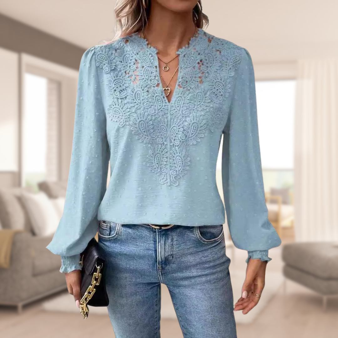 Sofia™ | Elegant damebluse med løse ærmer