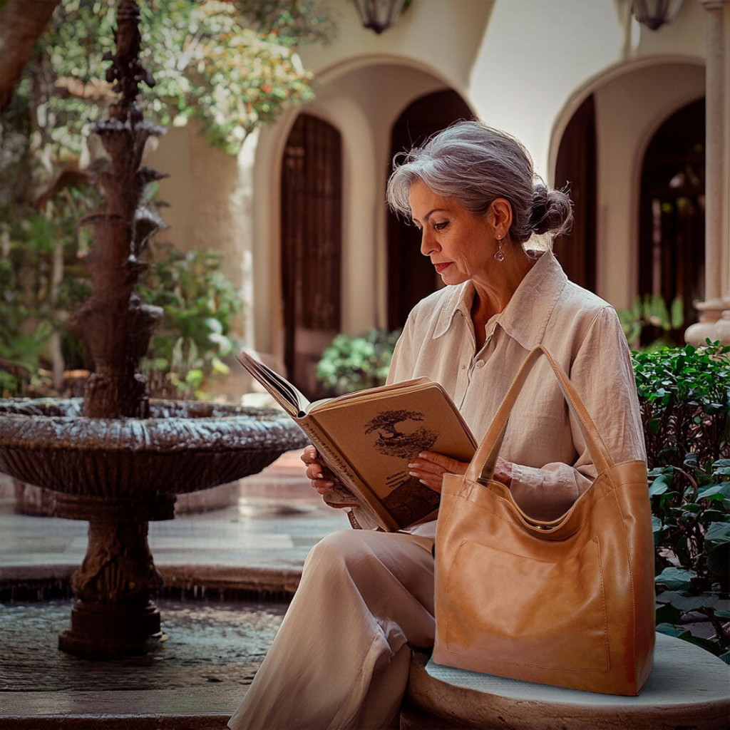 Sofia™ | Grote, bløde og luksuriøse schoudertas.