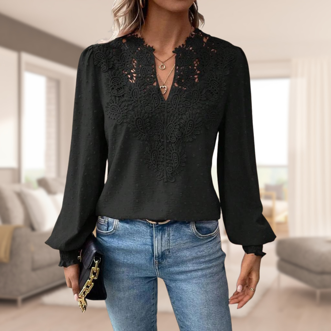 Sofia™ | Elegant damebluse med løse ærmer