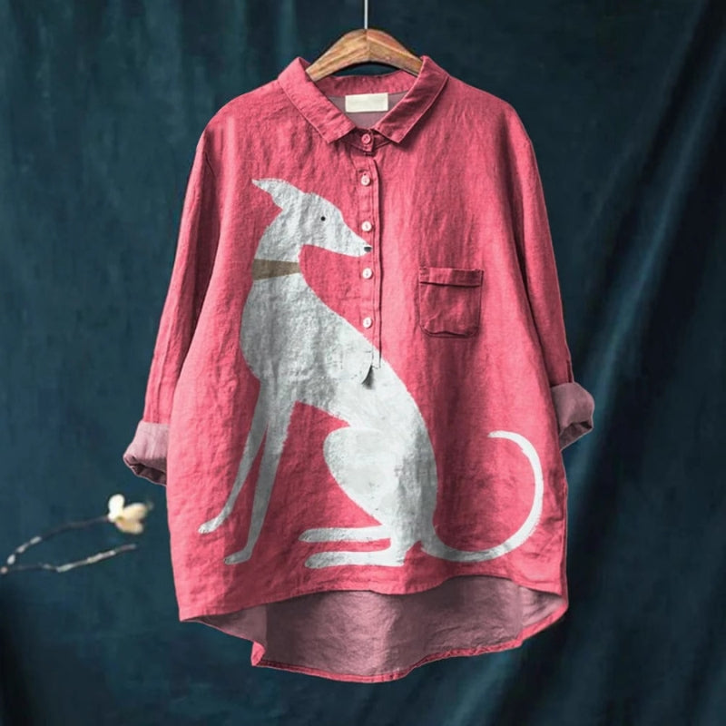 Sofia™ | Stilfuld kunstbluse – føl dig elegant og uimodståelig