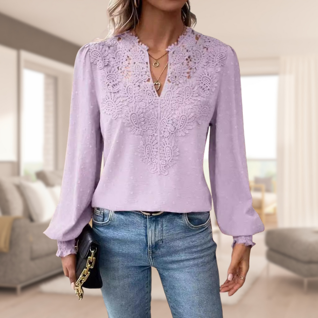 Sofia™ | Elegant damebluse med løse ærmer