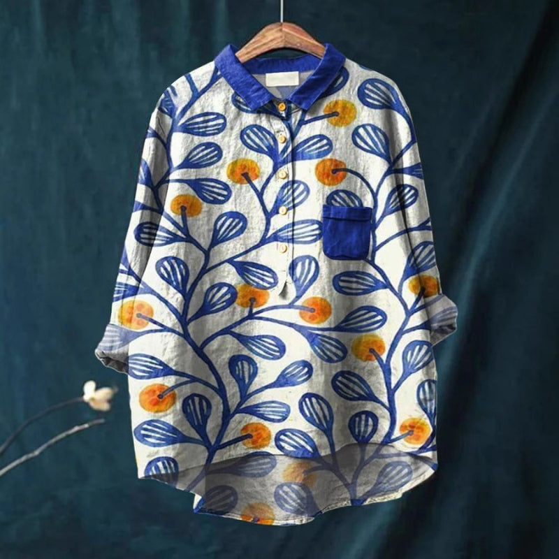 Sofia™ | Stilfuld kunstbluse – føl dig elegant og uimodståelig