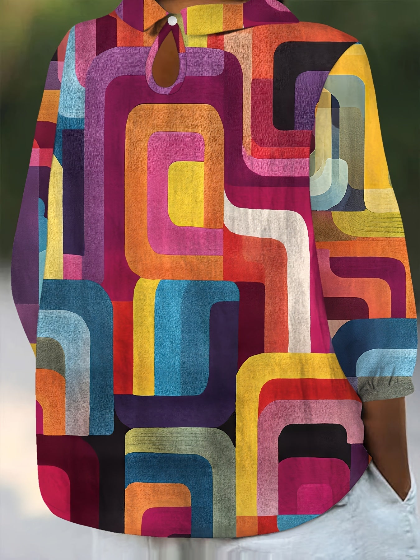 Sofia™ | Farverig og Komfortabel Bluse