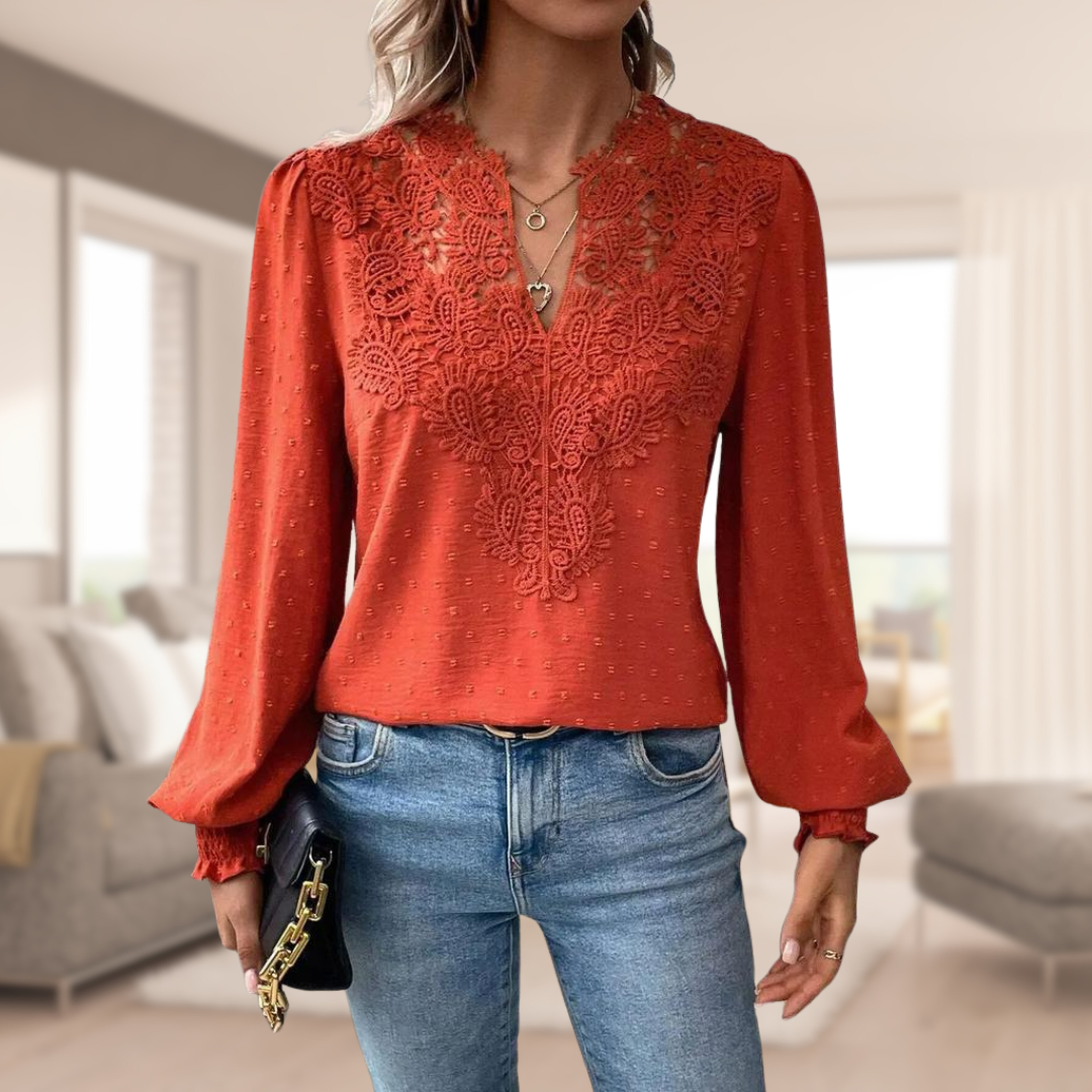 Sofia™ | Elegant damebluse med løse ærmer