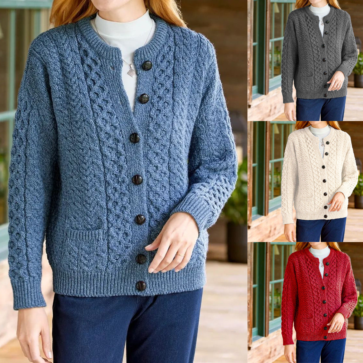 Sofia™ | Langærmet Casual Cardigan