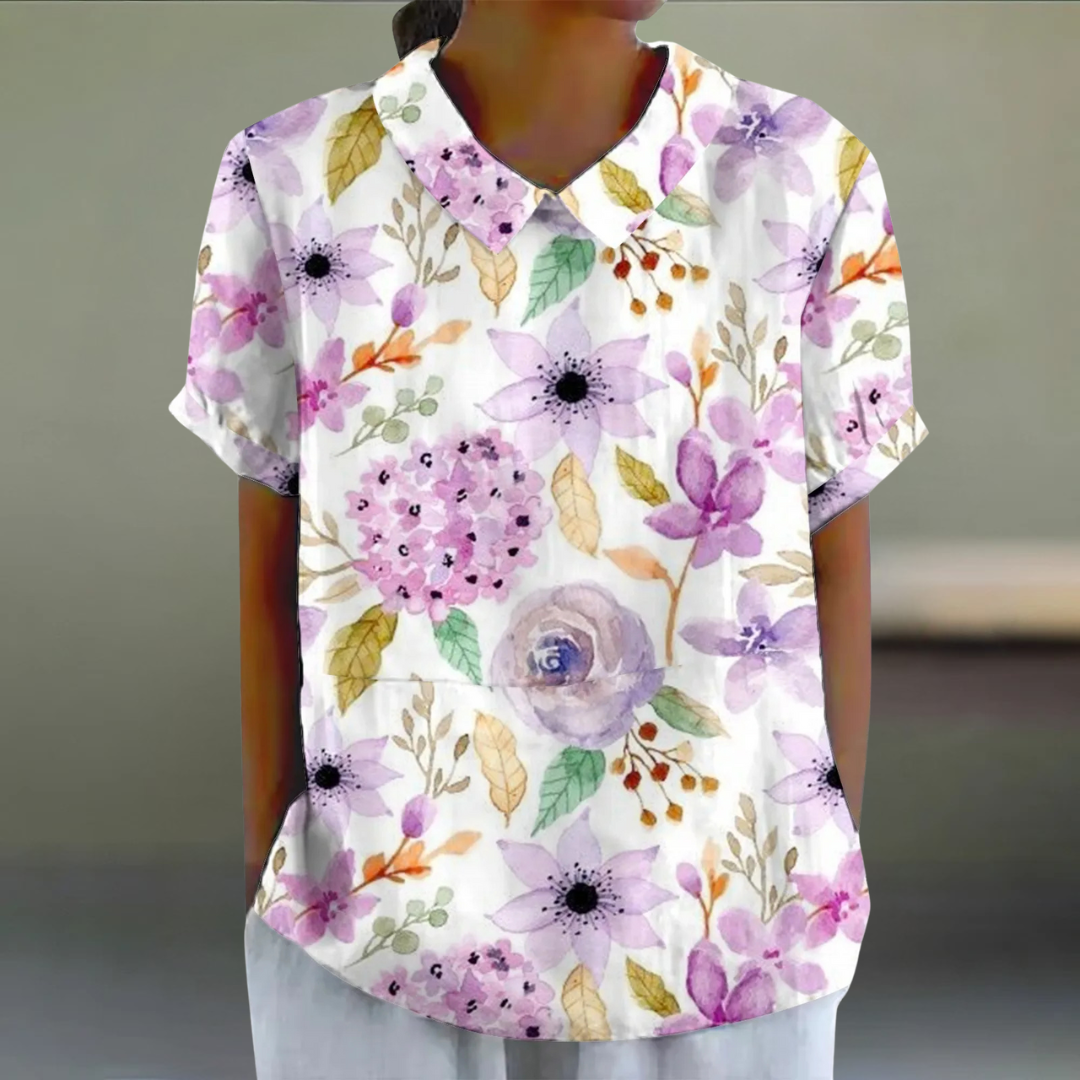 Sofia™ | Blomstret Bluse