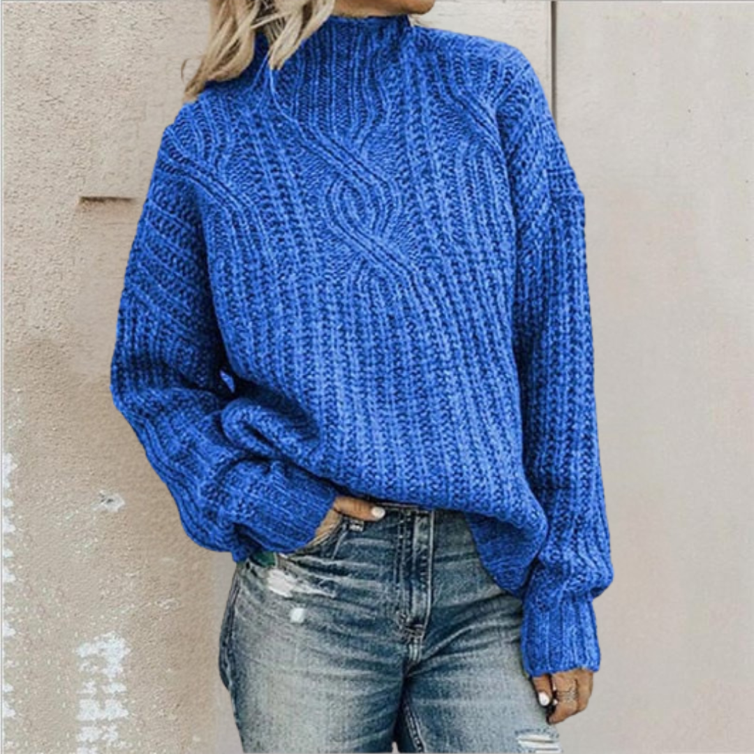 Sofia™ | Stilfuld Og Behagelig Kabelstrikket Sweater
