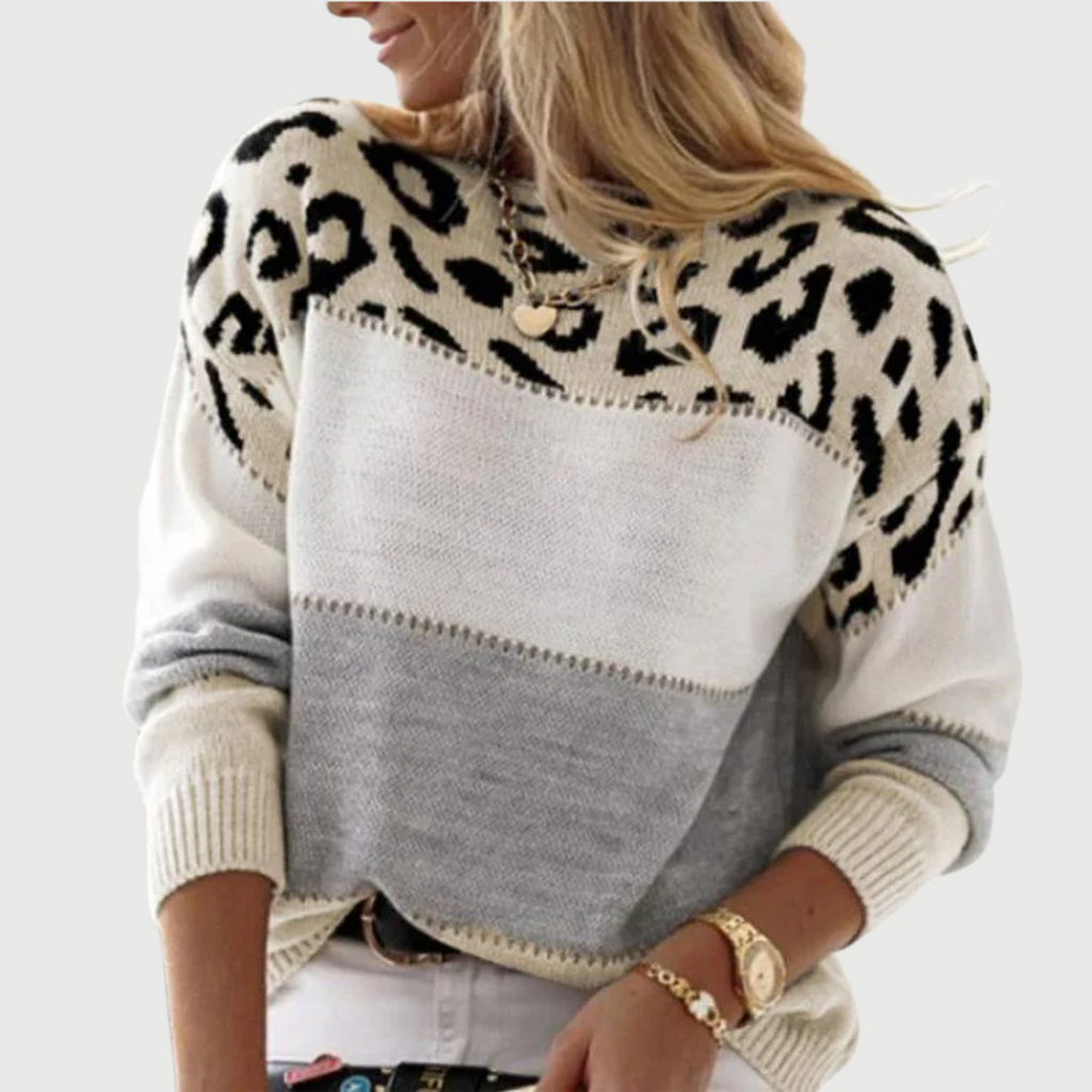 Sofia™ | Elegant Mønstret Trøje