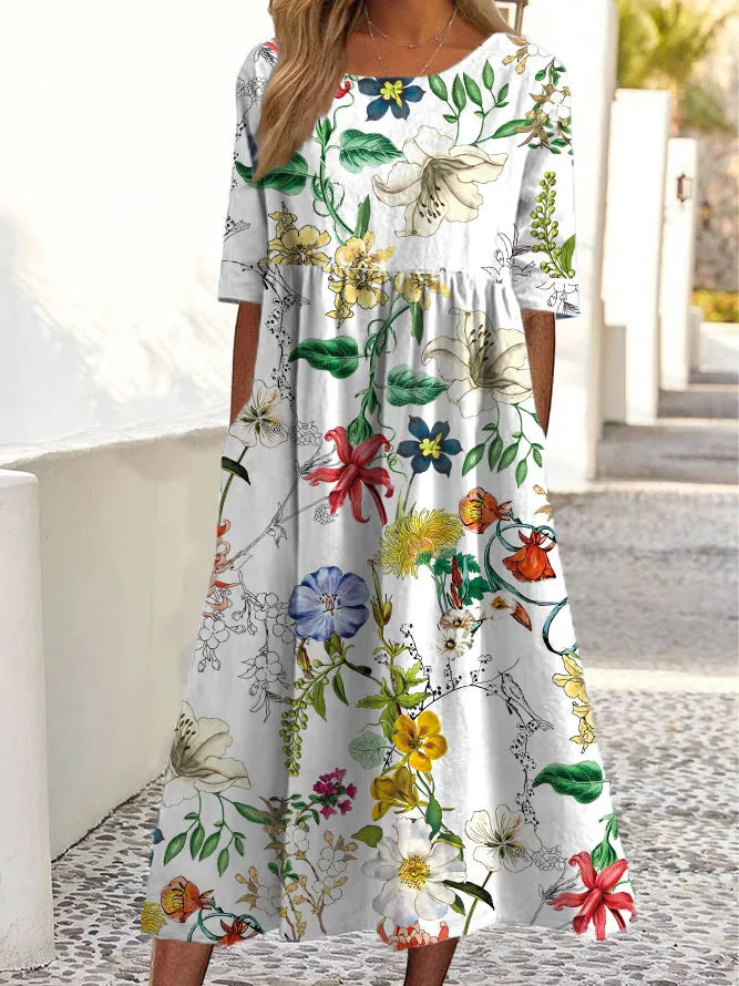 Sofia® | Blød Blomsterkjole