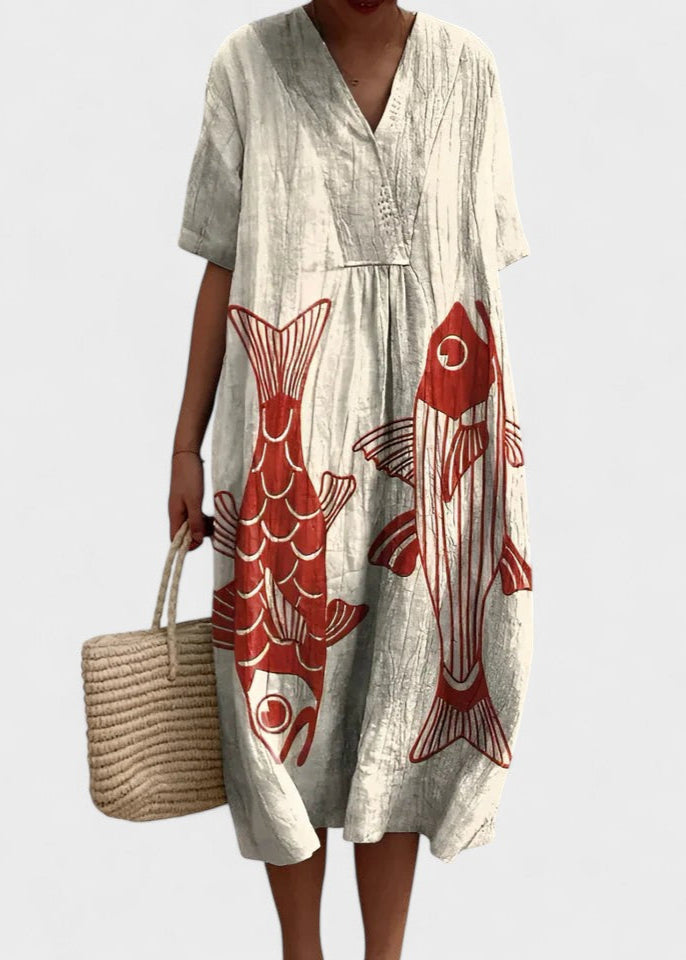 Sofia | Mønstret Sommerkjole