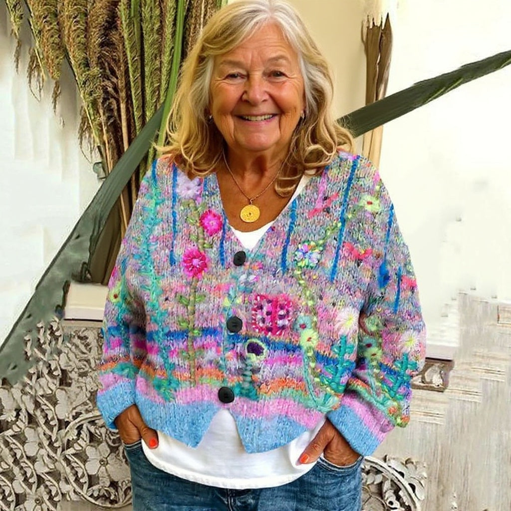 Sofia™ | Klassisk Stribet Striktrøje