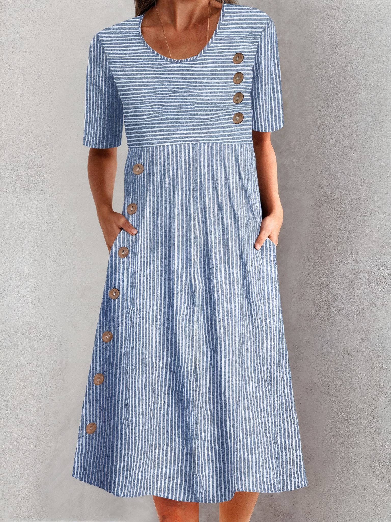 Sofia™ | Stribet Sommerkjole