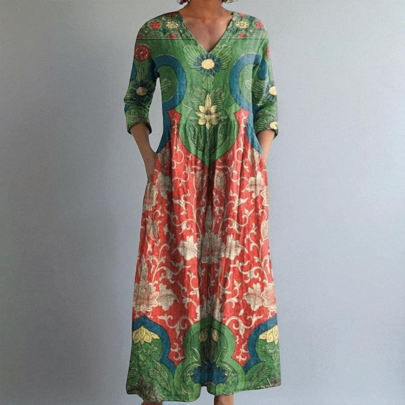 Sofia™ | Boho Elegant Lang Kjole