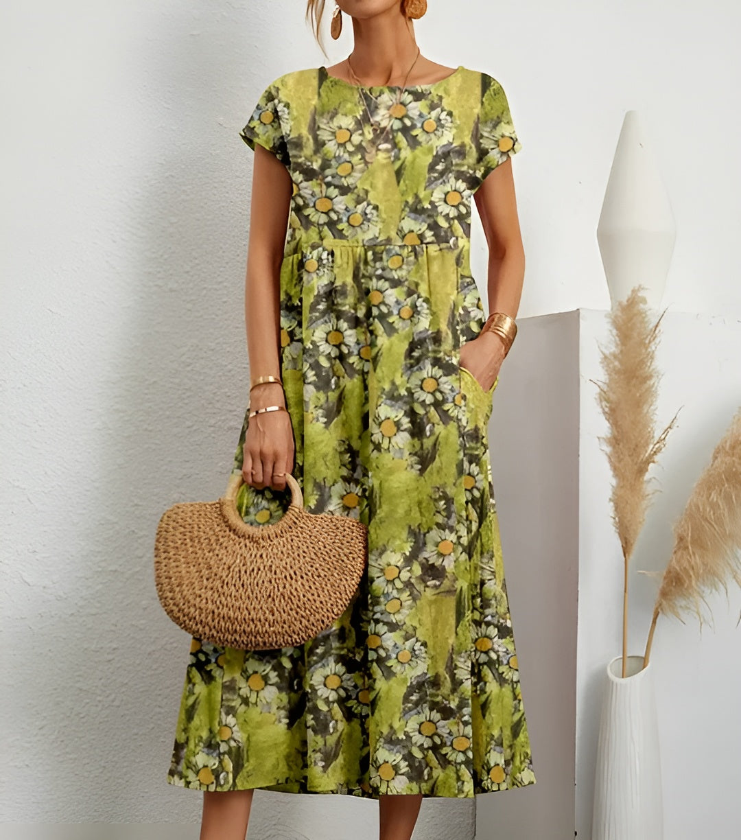 Sofia™ | Let sommerkjole med blomsterprint